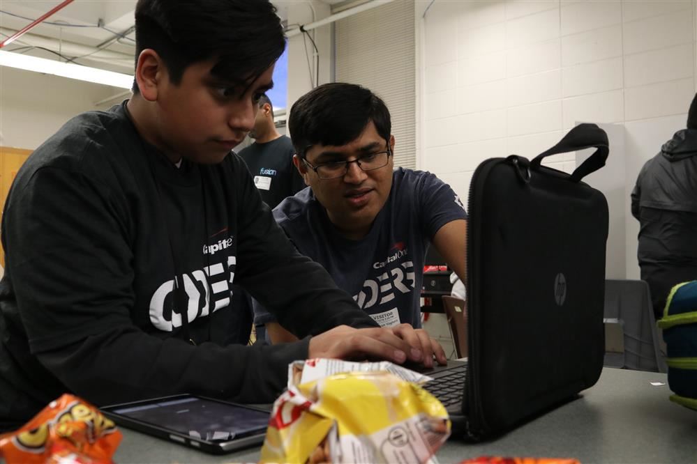  Capital One Coders at Tefft Middle School